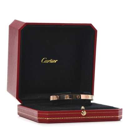 Cartier 18K Pink Gold LOVE Cuff Bracelet 18 5 of 5