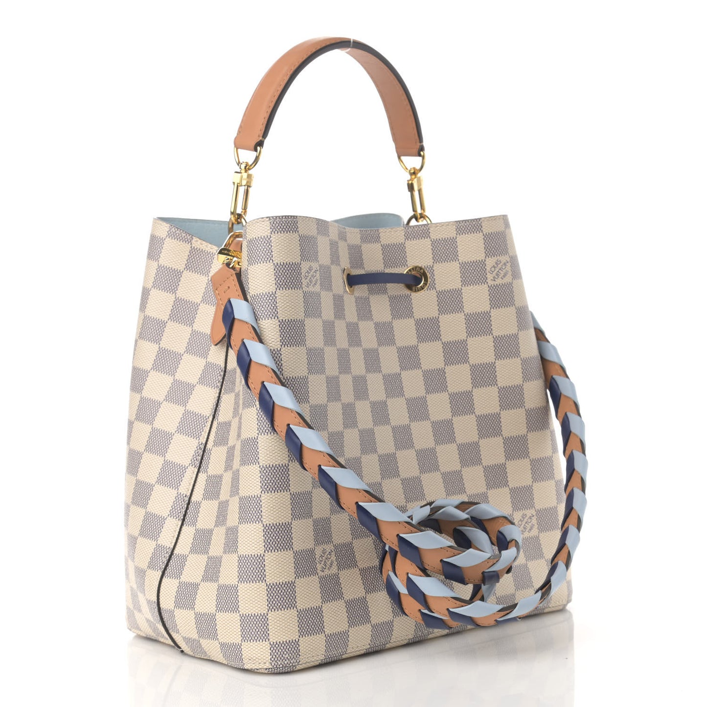 Damier Azur Braided Neonoe MM Blue