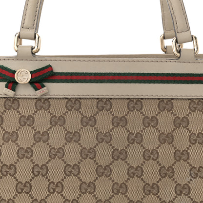 Gucci Monogram Web Medium Mayfair Tote Off White 8 of 15