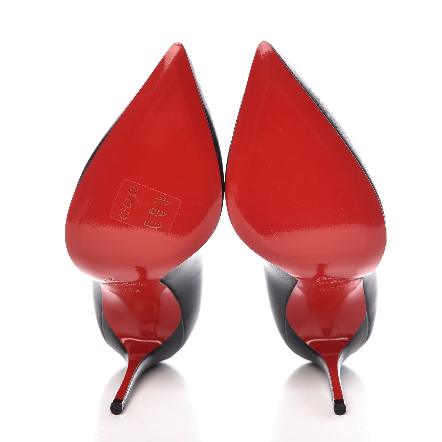 Christian Louboutin Shiny Nappa Pigalle Follies 100 Pumps 35.5 Black 5 of 9