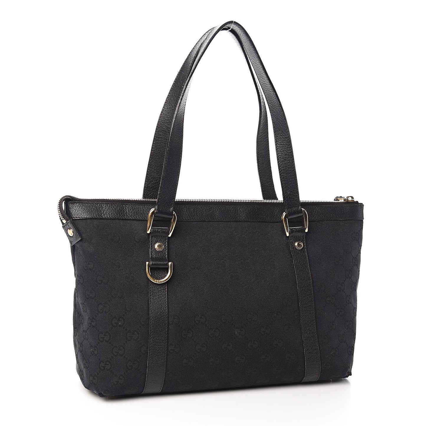 Monogram Abbey Medium Tote Black