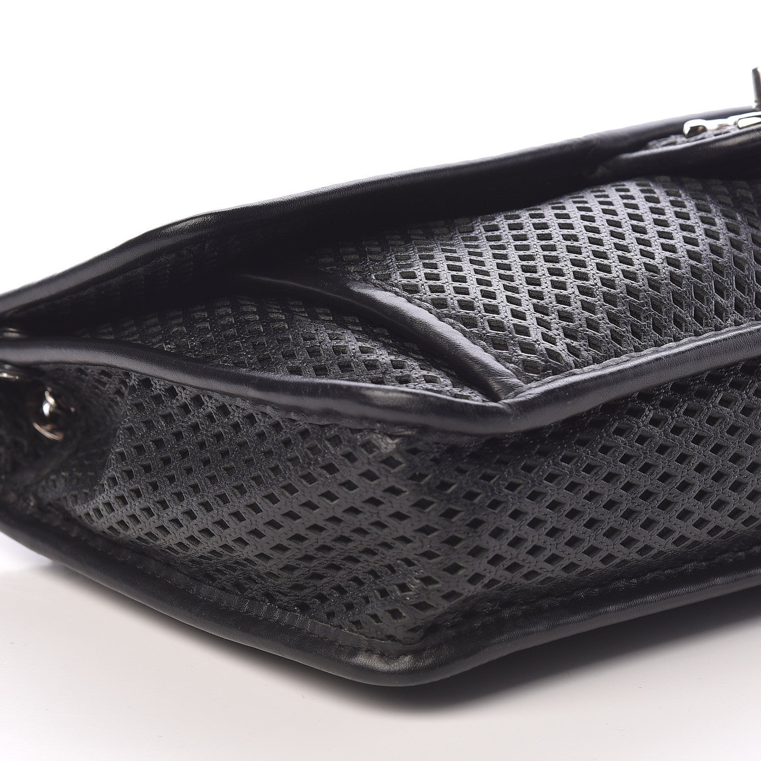 Chanel Perforated Calfskin Large Up In The Air Flap Black 8 of 10