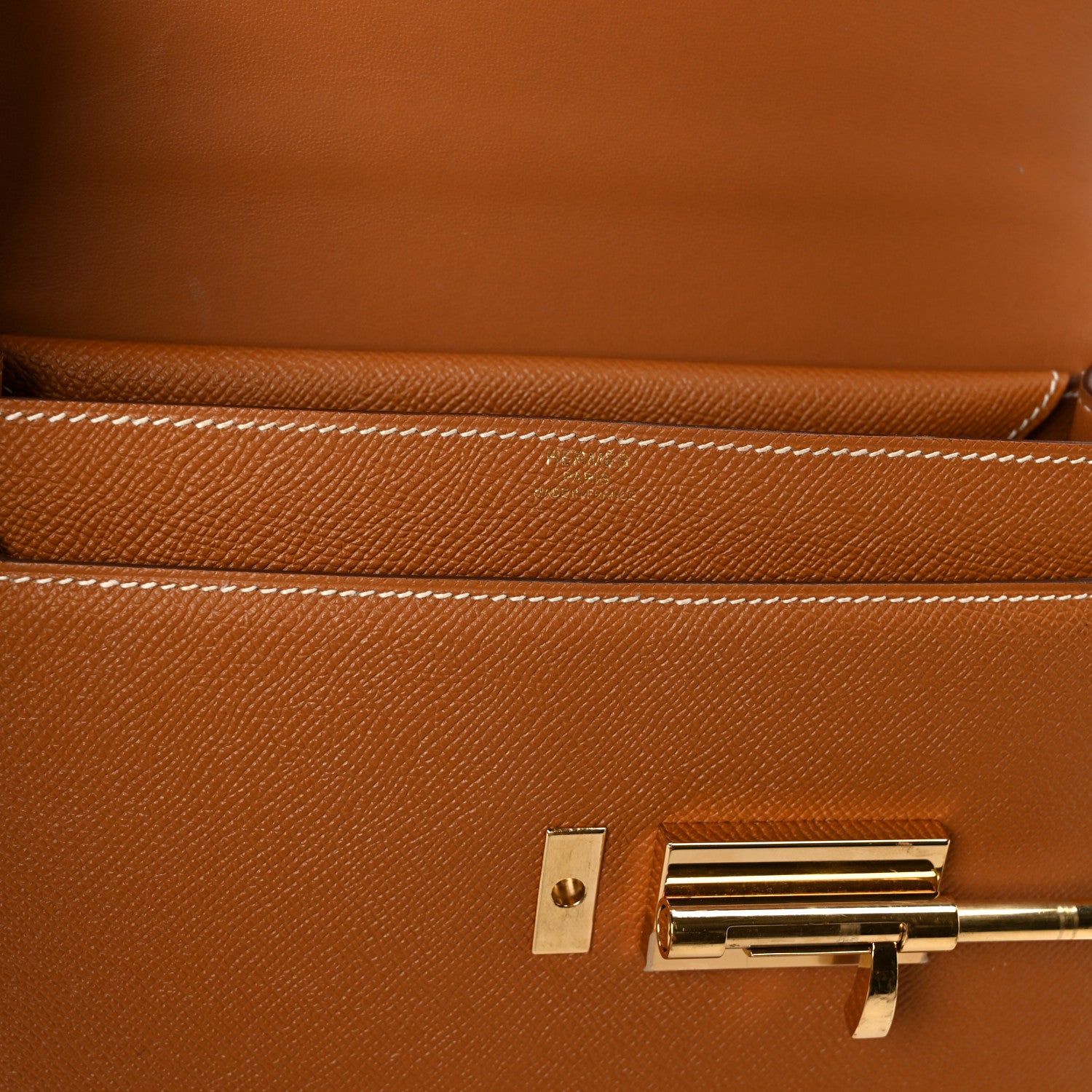 Hermes Epsom Verrou 21 Gold 5 of 11