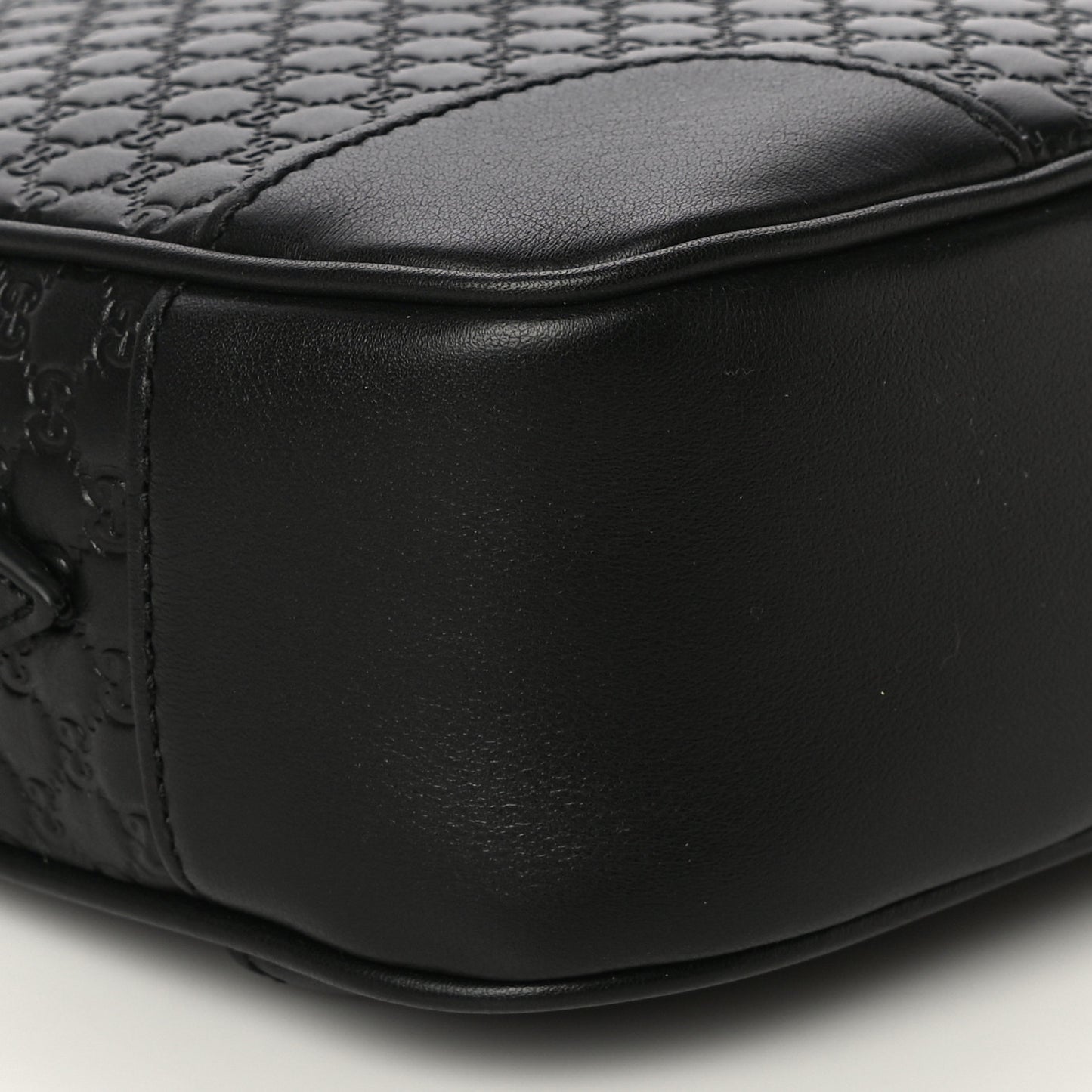 Microguccissima Mini Bree Messenger Bag Black