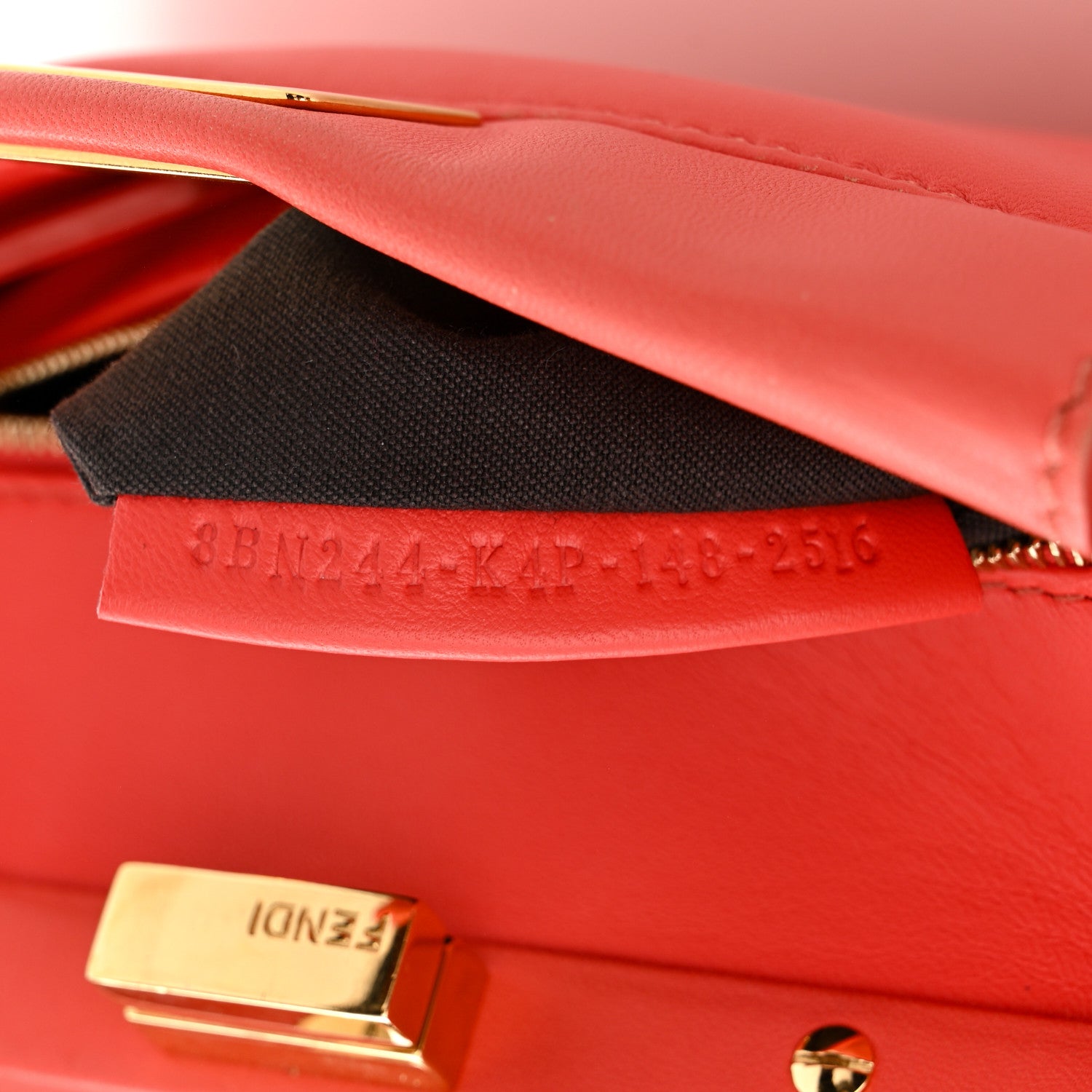 Fendi Nappa Mini Peekaboo Iconic Satchel Rosa Exstasy 7 of 11