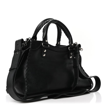 Balenciaga Smooth Calfskin Neo Classic Silver Hardware S City Black 3 of 9