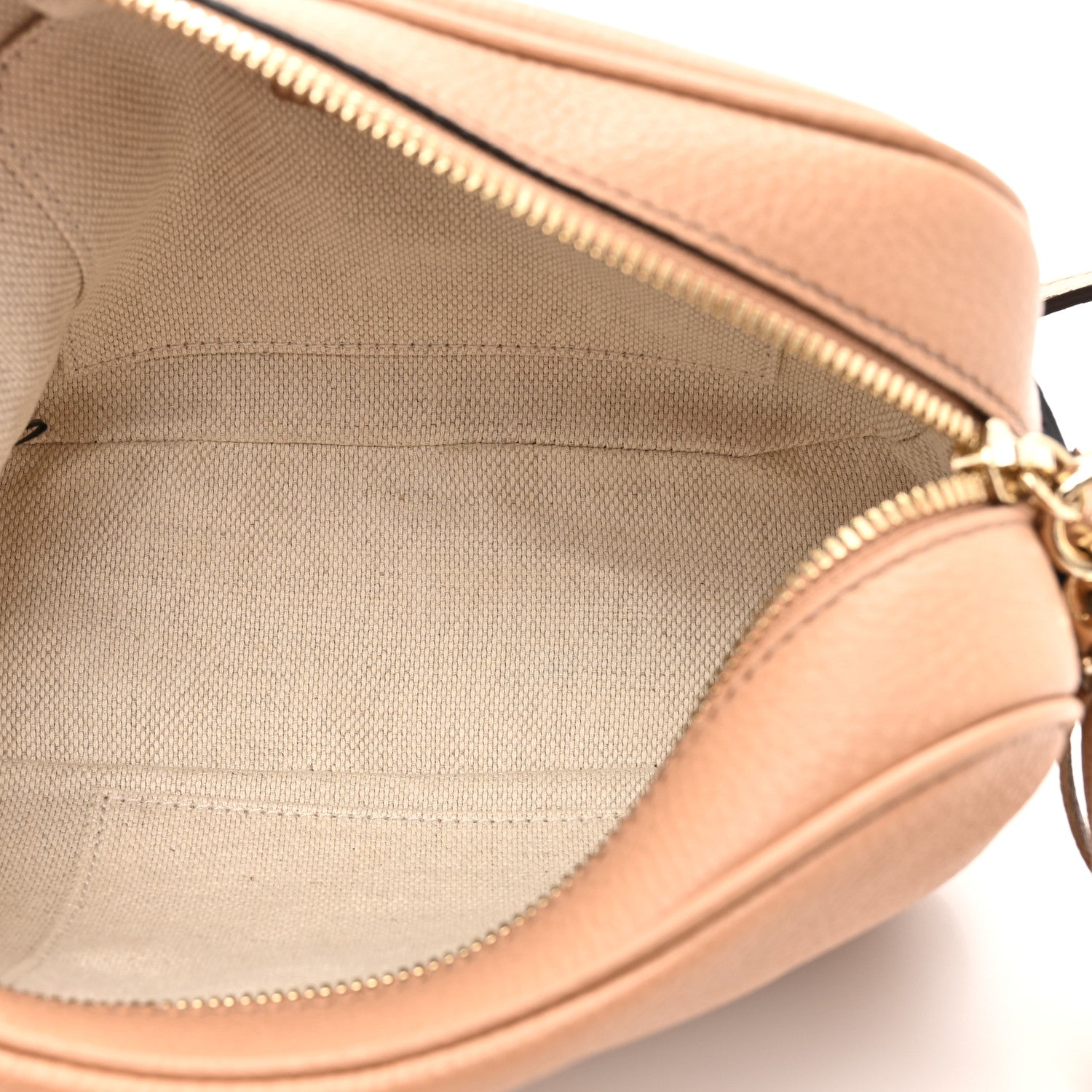 Gucci Pebbled Calfskin Small Soho Disco Bag Rose Beige 4 of 12