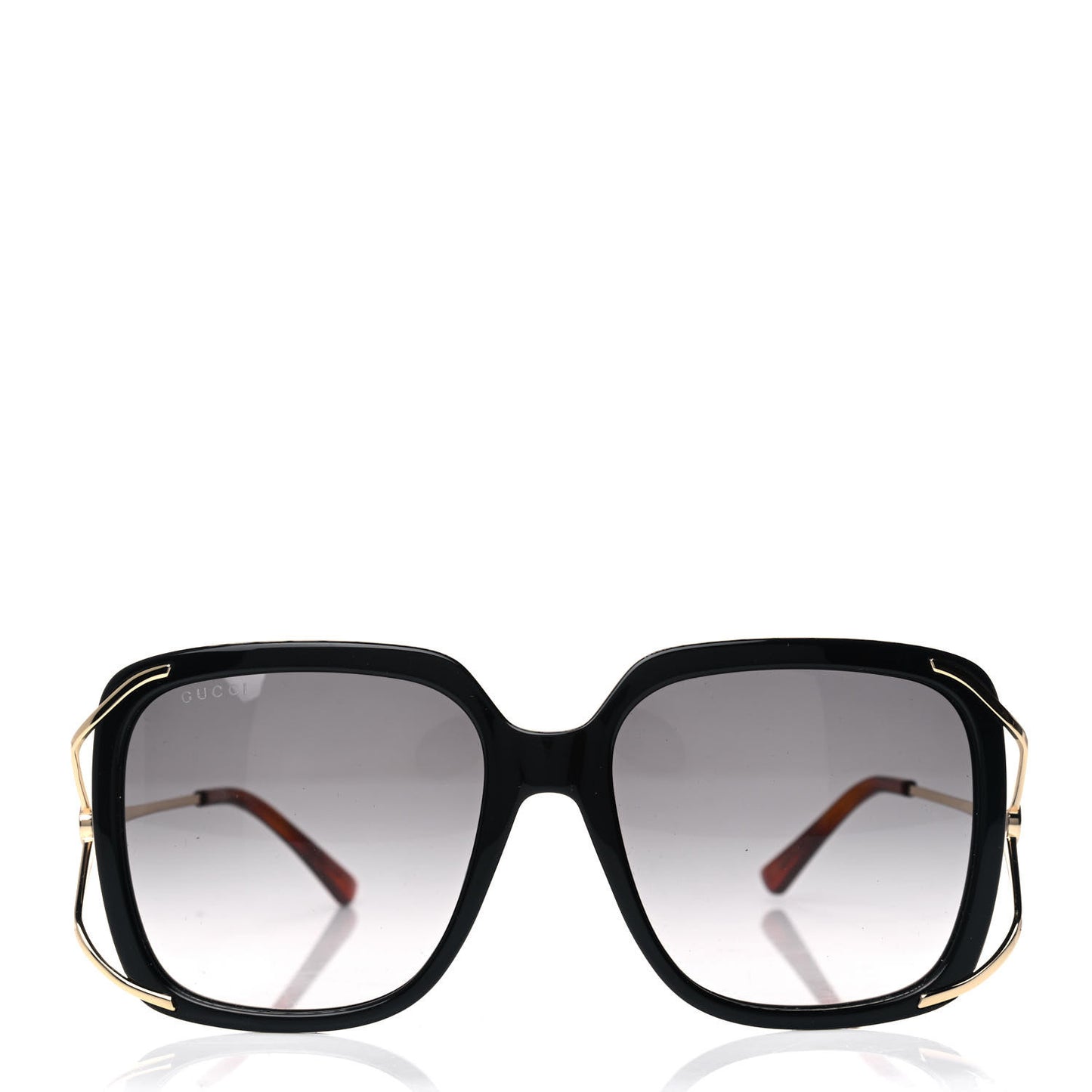 Acetate Butterfly Sunglasses GG0647S Black White