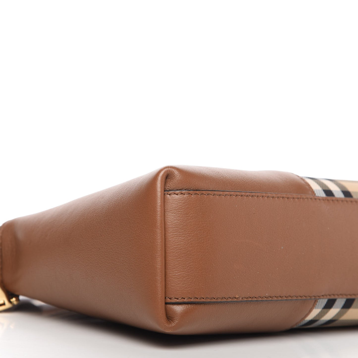 Horseferry Check Small Chichester Crossbody Clutch Bag Honey Tan
