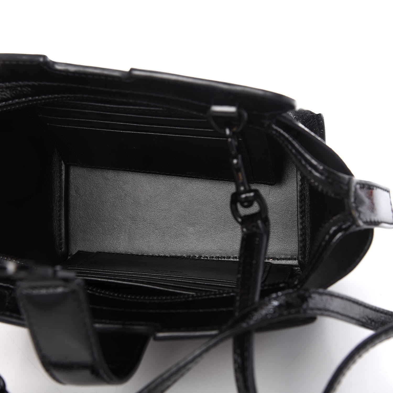 Saint Laurent Patent Monogram Toy Cabas Black 5 of 9