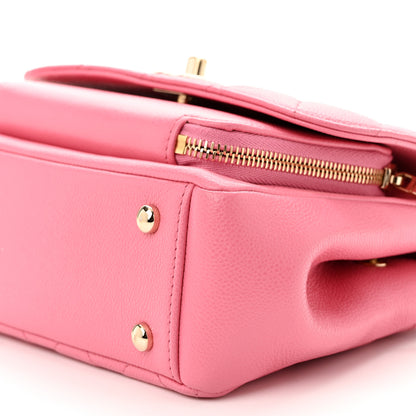Chanel Caviar Quilted Small Business Affinity Flap Pink 10 of 11