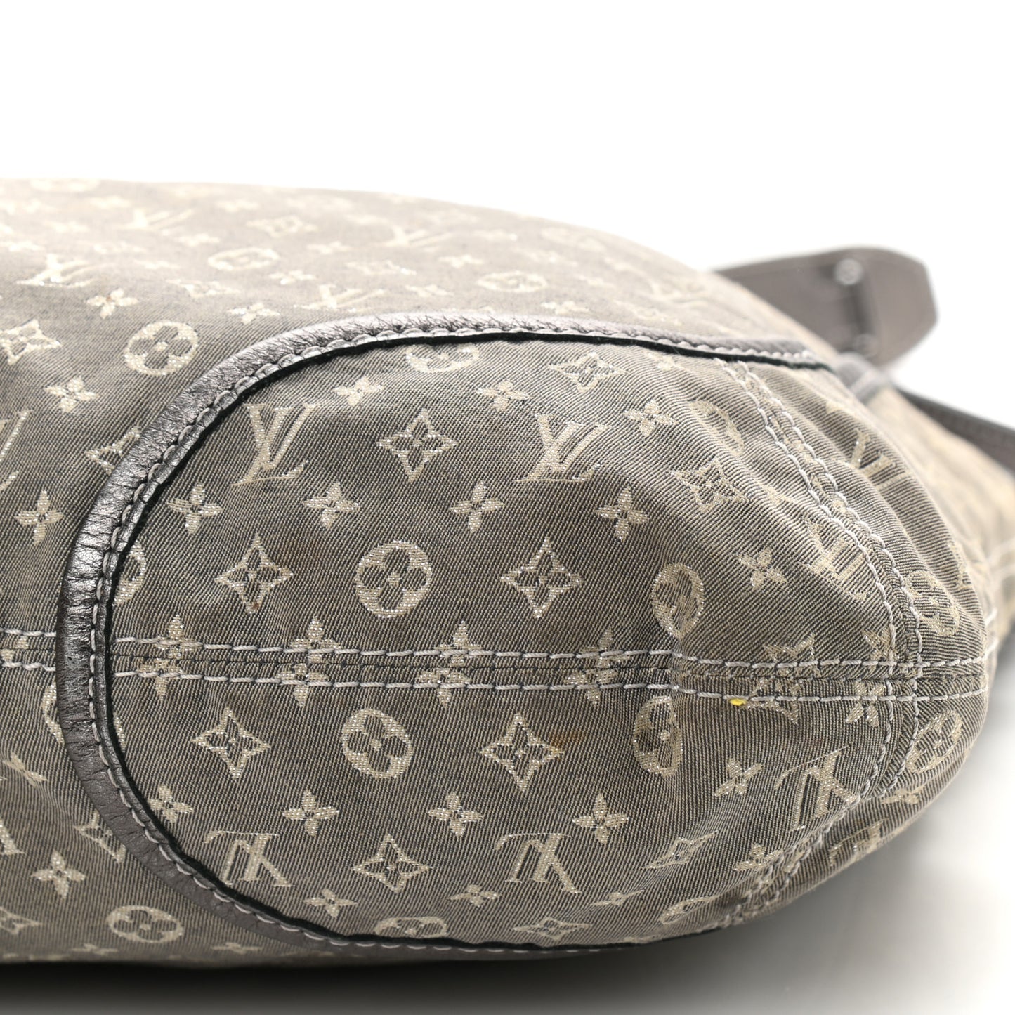 Mini Lin Monogram Besace Angele Platine