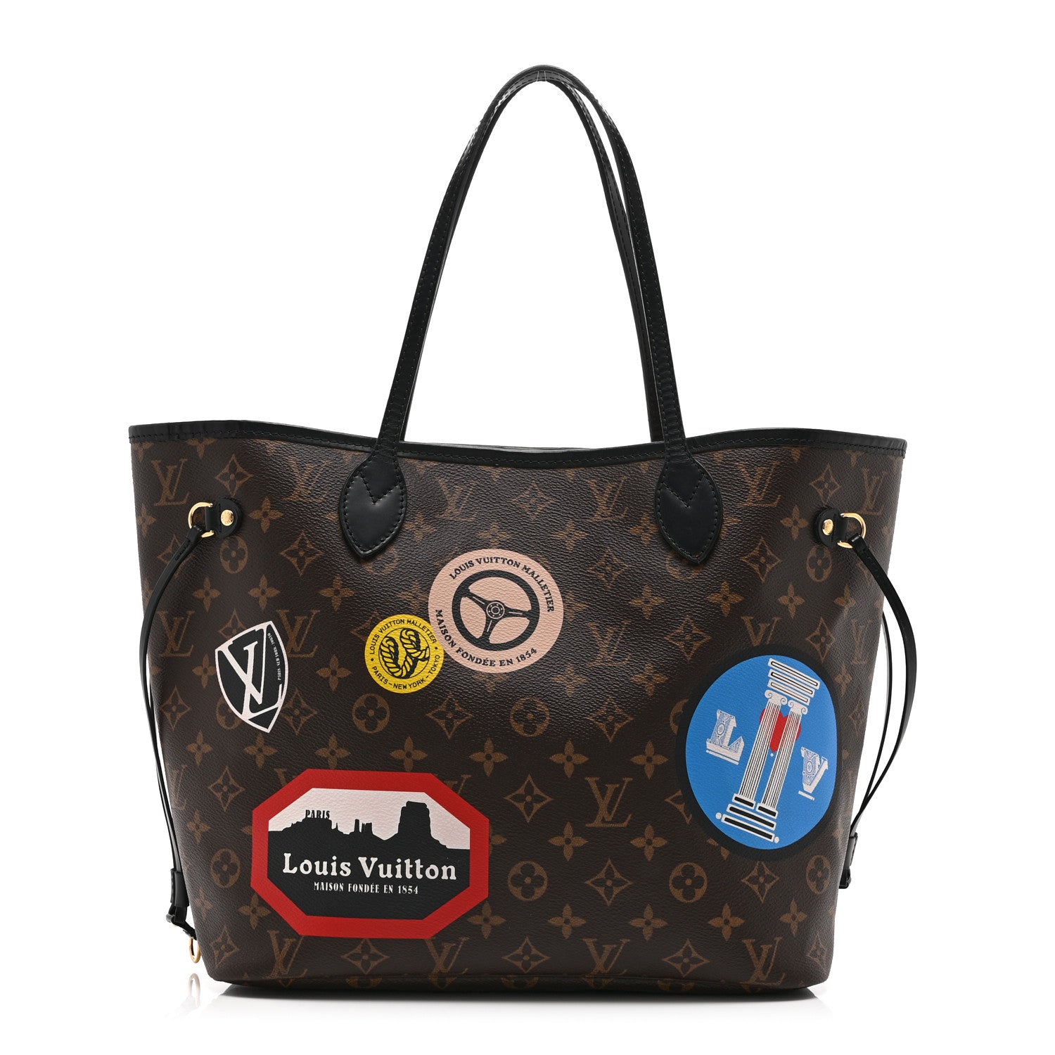 Louis Vuitton Monogram My LV World Tour Neverfull MM 1 of 11