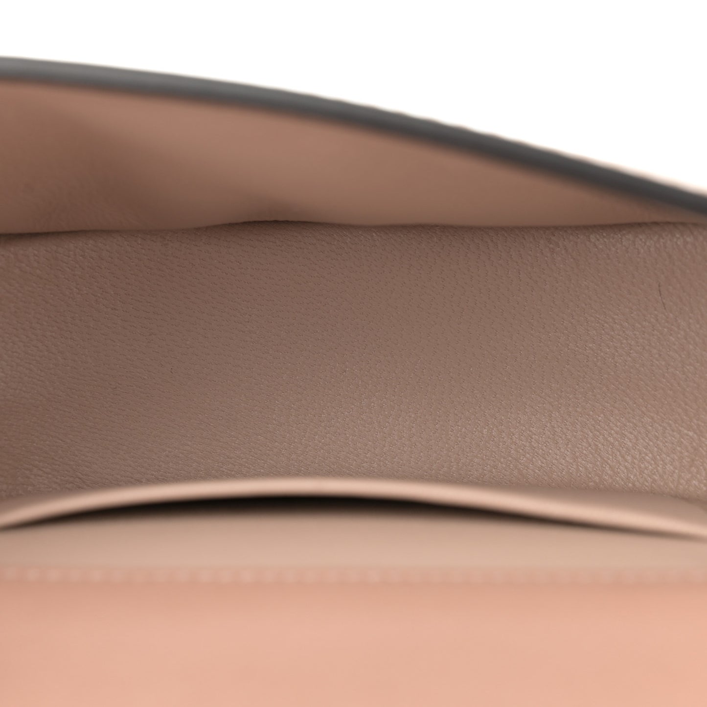 Calfskin Small Nile Bracelet Minaudiere Bag Biscotti Beige