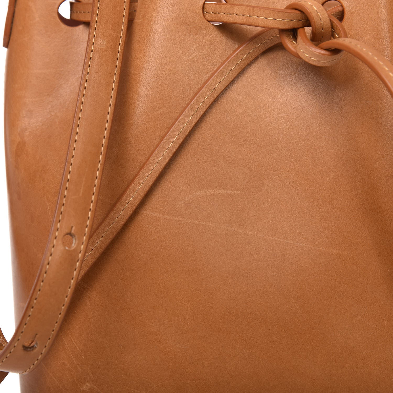 Mansur Gavriel Calfskin Mini Bucket Bag Cammello Rosa 7 of 13