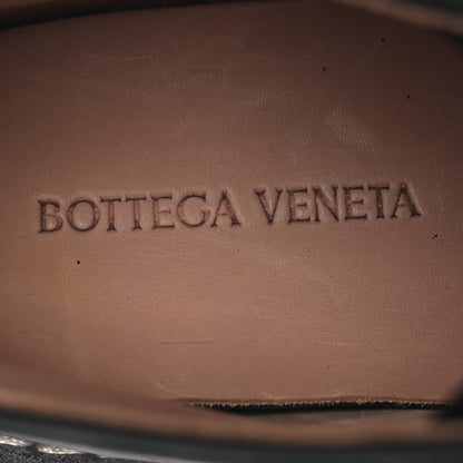 Bottega Veneta Calfskin Bounce Lace Up Ankle Boots All 38 Black Natural Rubber 9 of 11