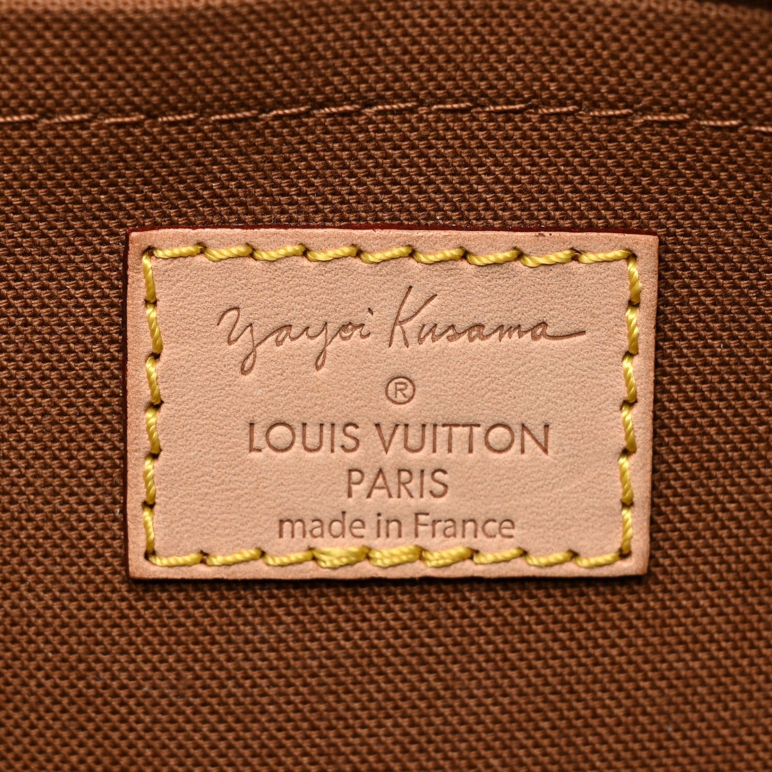 Louis Vuitton Monogram Kusama Pumpkin Dots Papillon 30 Yellow 6 of 10