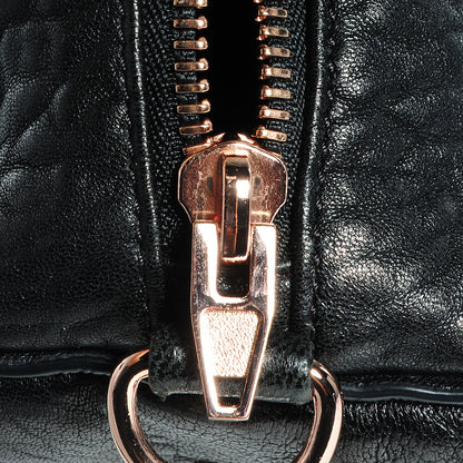 Alexander Wang Pebbled Lambskin Rocco Black w Rose Gold Hardware 10 of 12