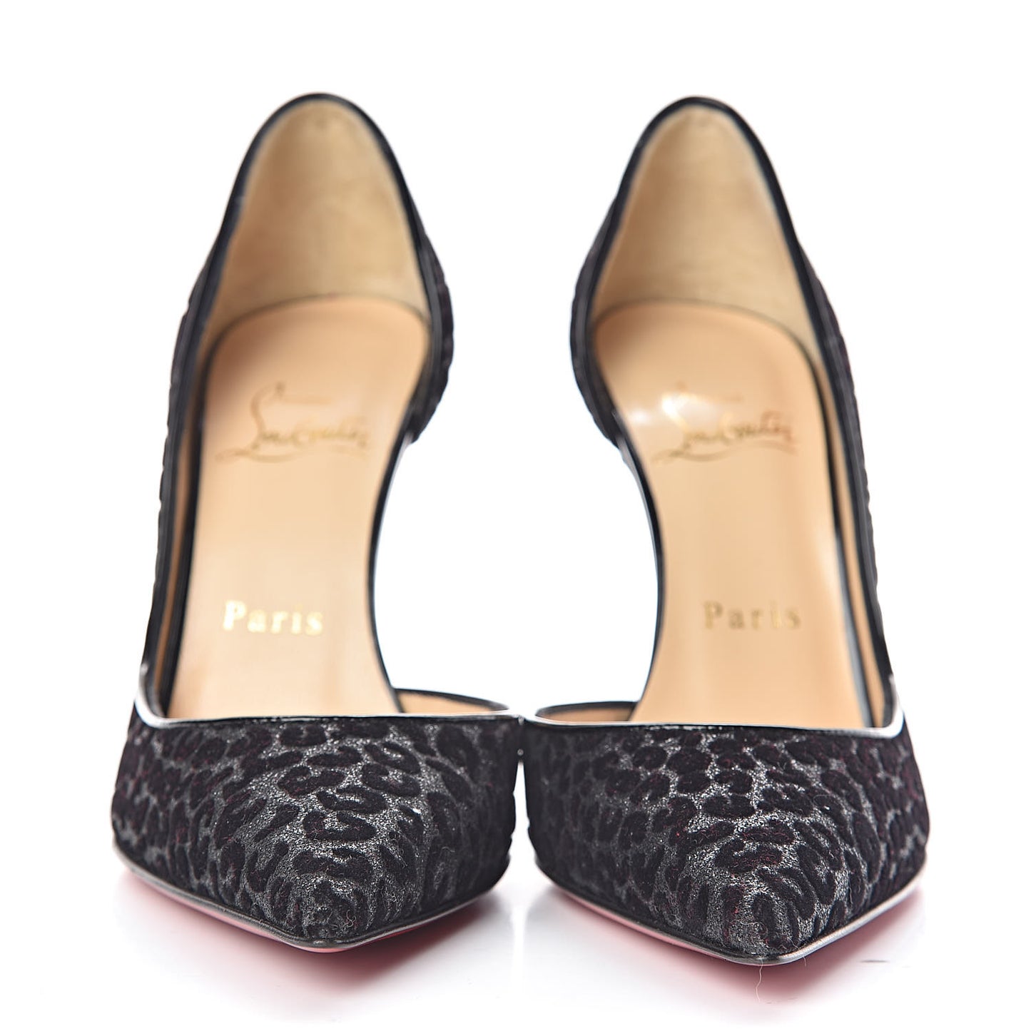 Floque Patent Glitter Leo Iriza 100 Pumps 36 Black