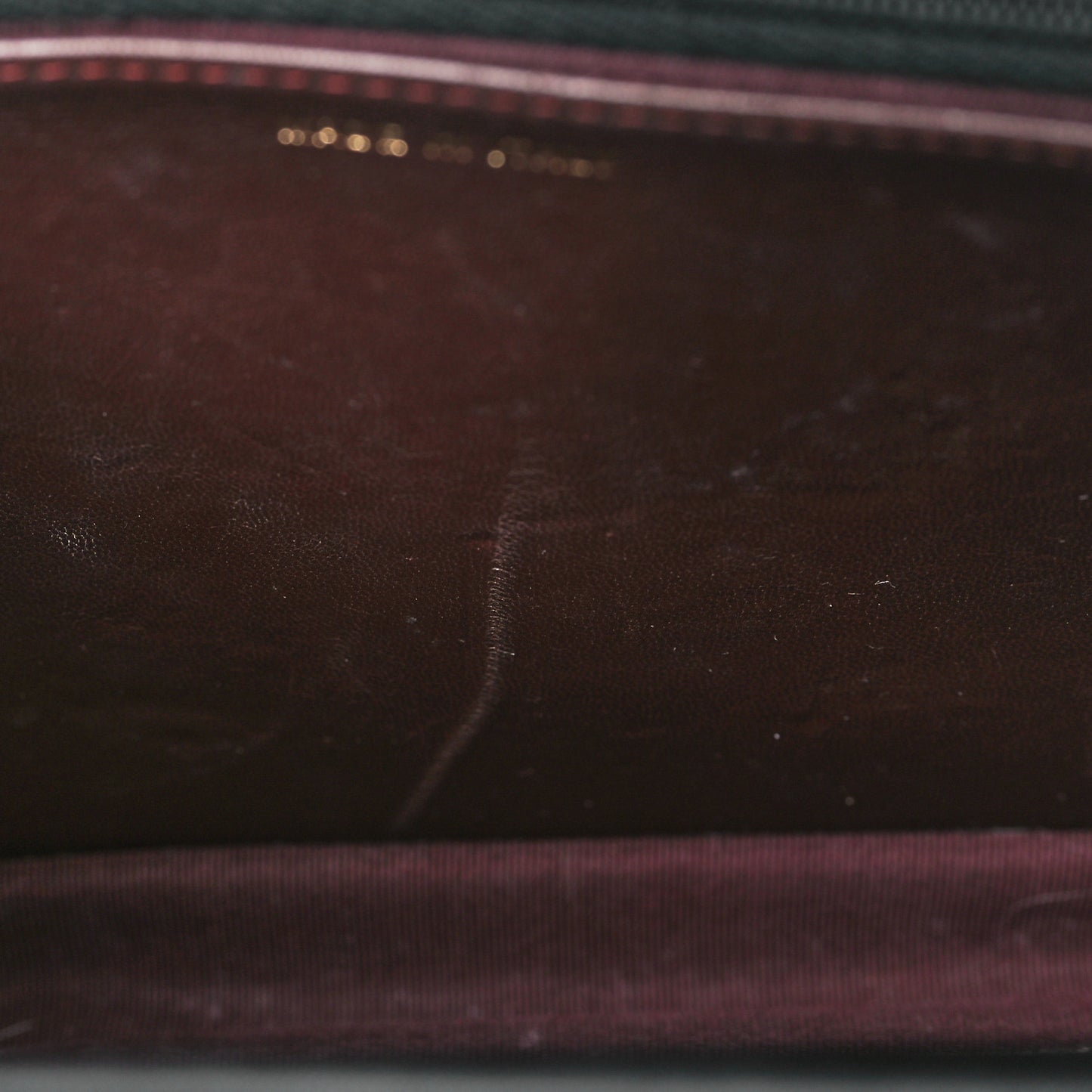 Lambskin Quilted Wallet On Chain WOC Black