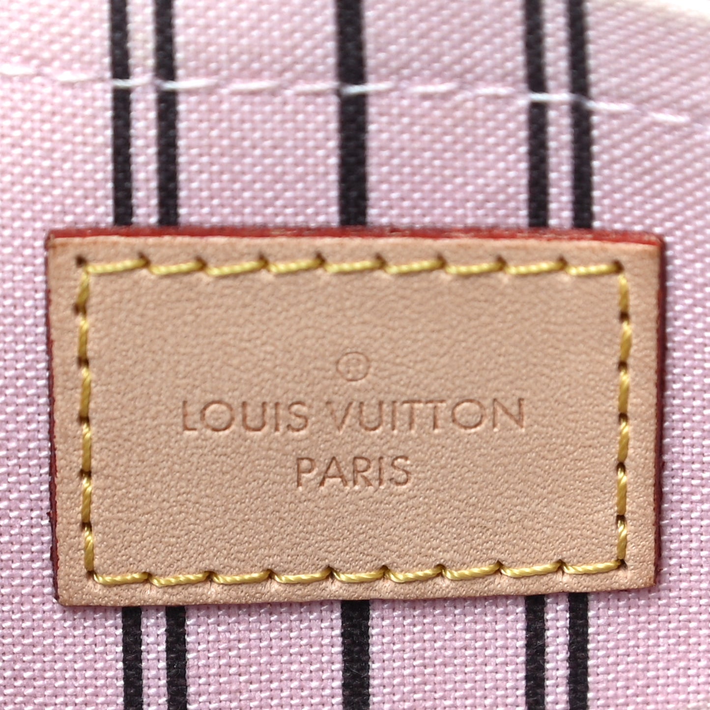 Monogram Neverfull MM GM Pochette Rose Ballerine