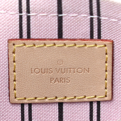 Louis Vuitton Monogram Neverfull MM GM Pochette Rose Ballerine 6 of 13