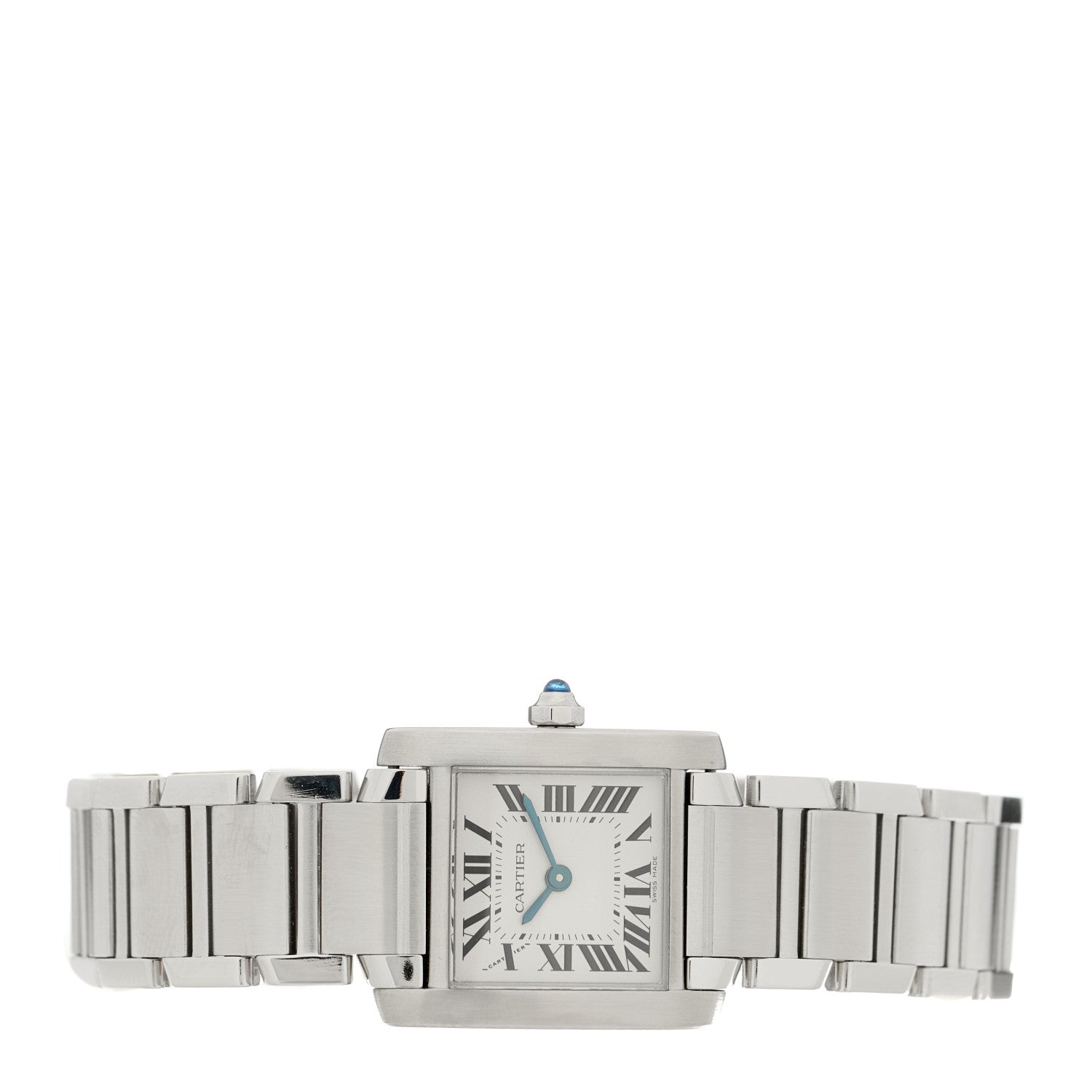 Cartier Stainless Steel 20mm Tank Francaise Quartz Watch 2 of 4