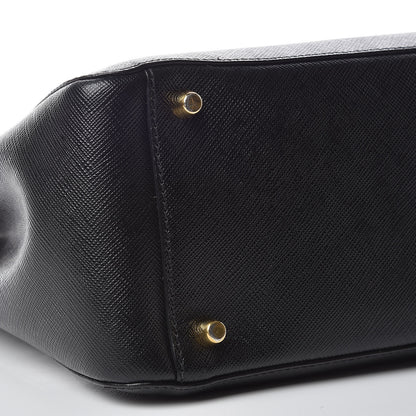 Prada Saffiano Medium Galleria Double Zip Tote Black 5 of 12