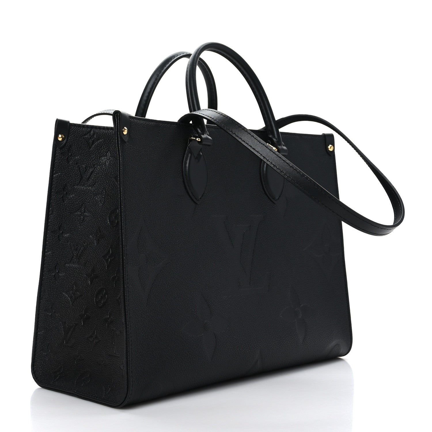 Louis Vuitton Empreinte Monogram Giant Onthego MM Black 3 of 8