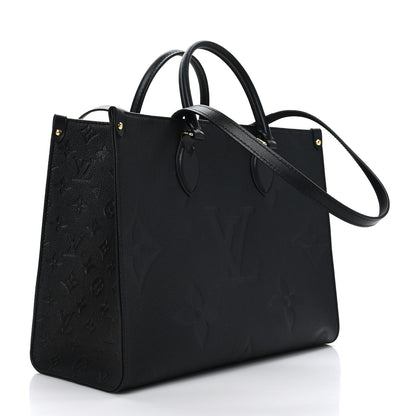Louis Vuitton Empreinte Monogram Giant Onthego MM Black 3 of 8