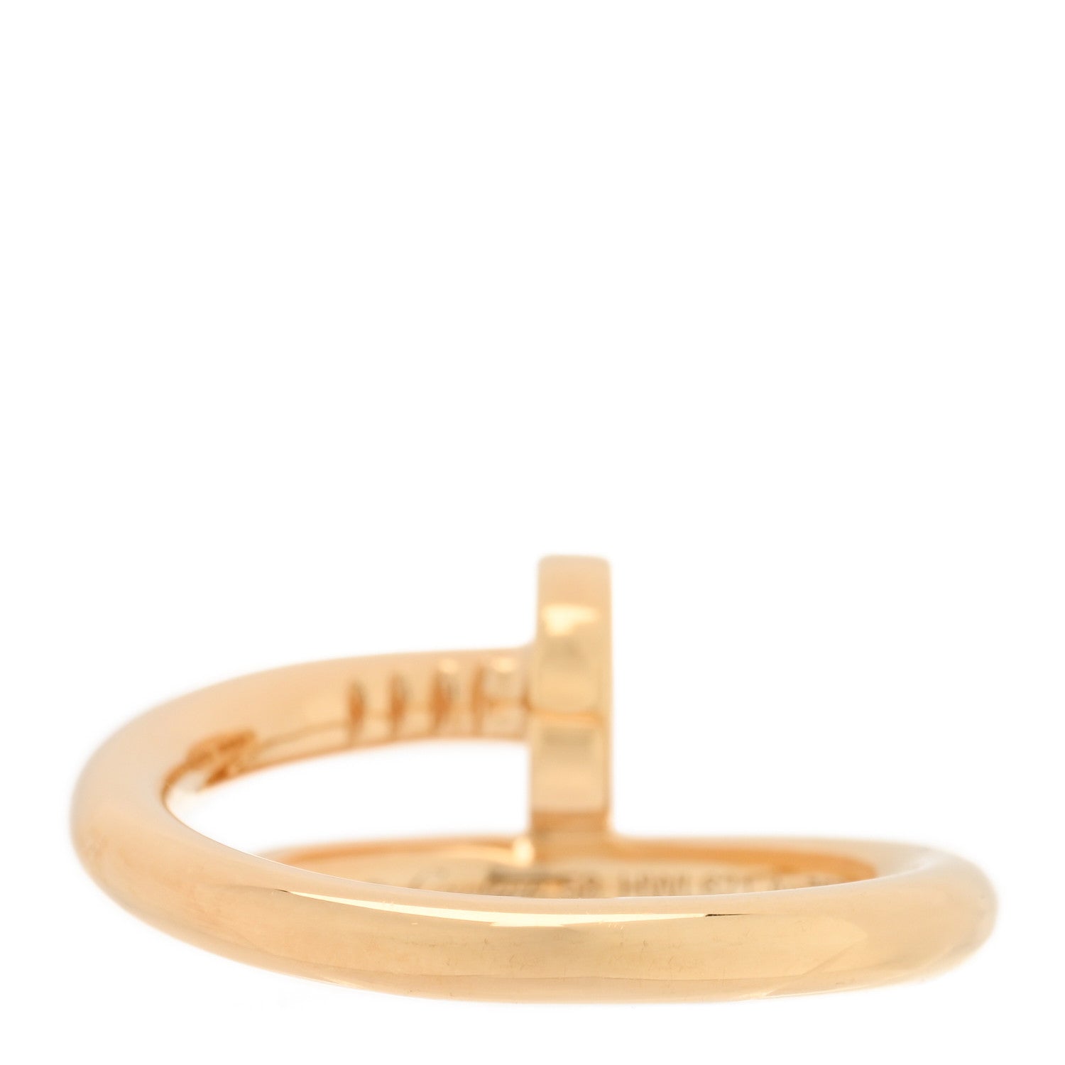 Cartier 18K Yellow Gold Juste Un Clou Ring 58 8.25 3 of 4