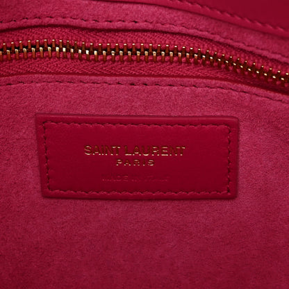 Saint Laurent Smooth Calfskin Le 5 A 7 Hobo Bubblegum 6 of 10