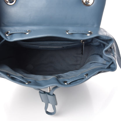 Chanel Calfskin Chevron Quilted Small Urban Spirit Backpack Light Blue 5 of 17