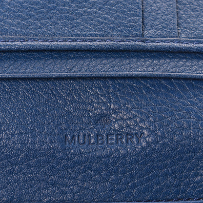 Mulberry Glossy Goatskin Tree French Purse Wallet Blue 6 of 6