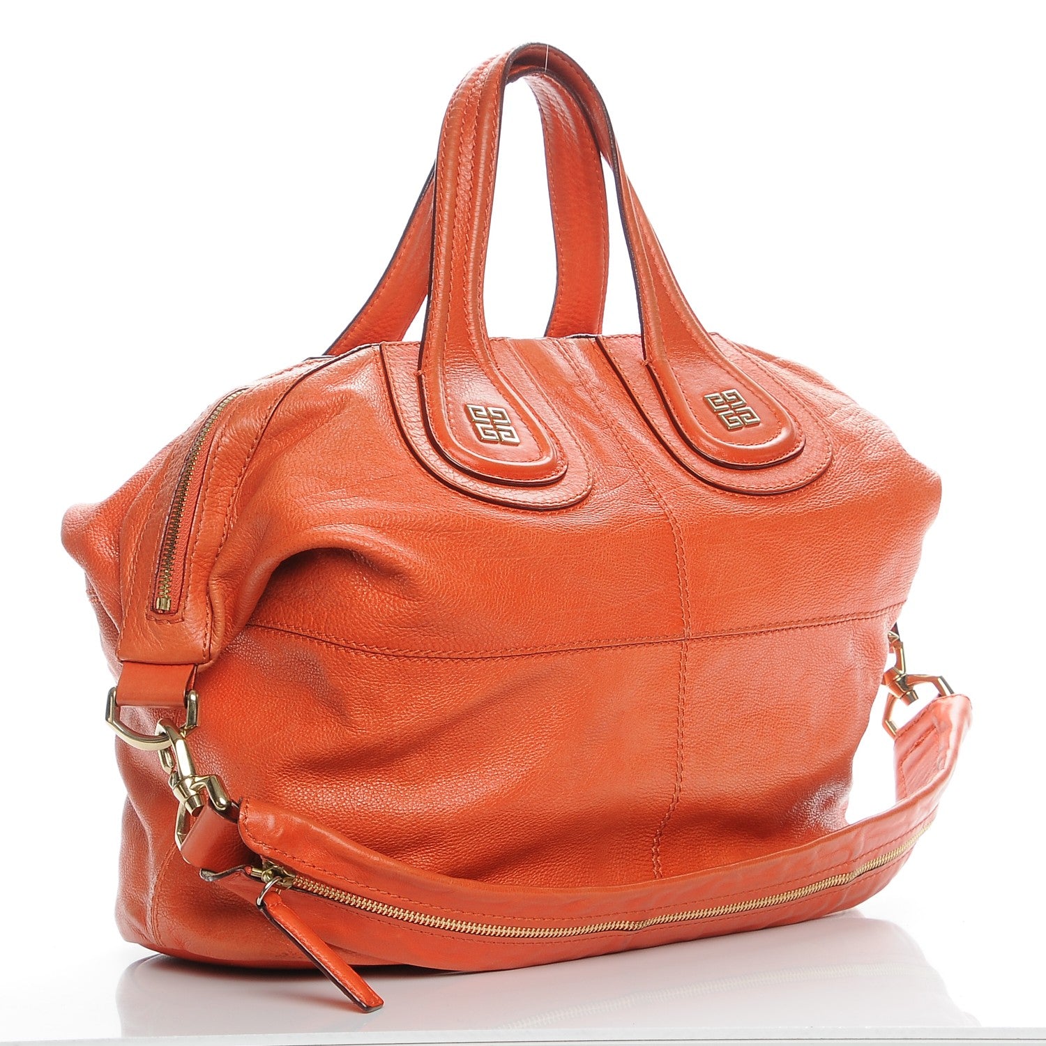 Givenchy Sugar Goatskin Medium Nightingale Orange 4 of 12