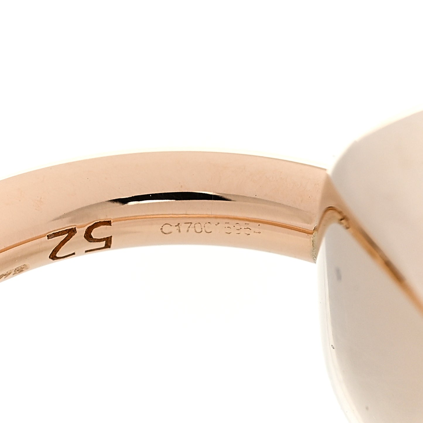 18K Rose Gold Blue Topaz Nudo Maxi Ring 52 6