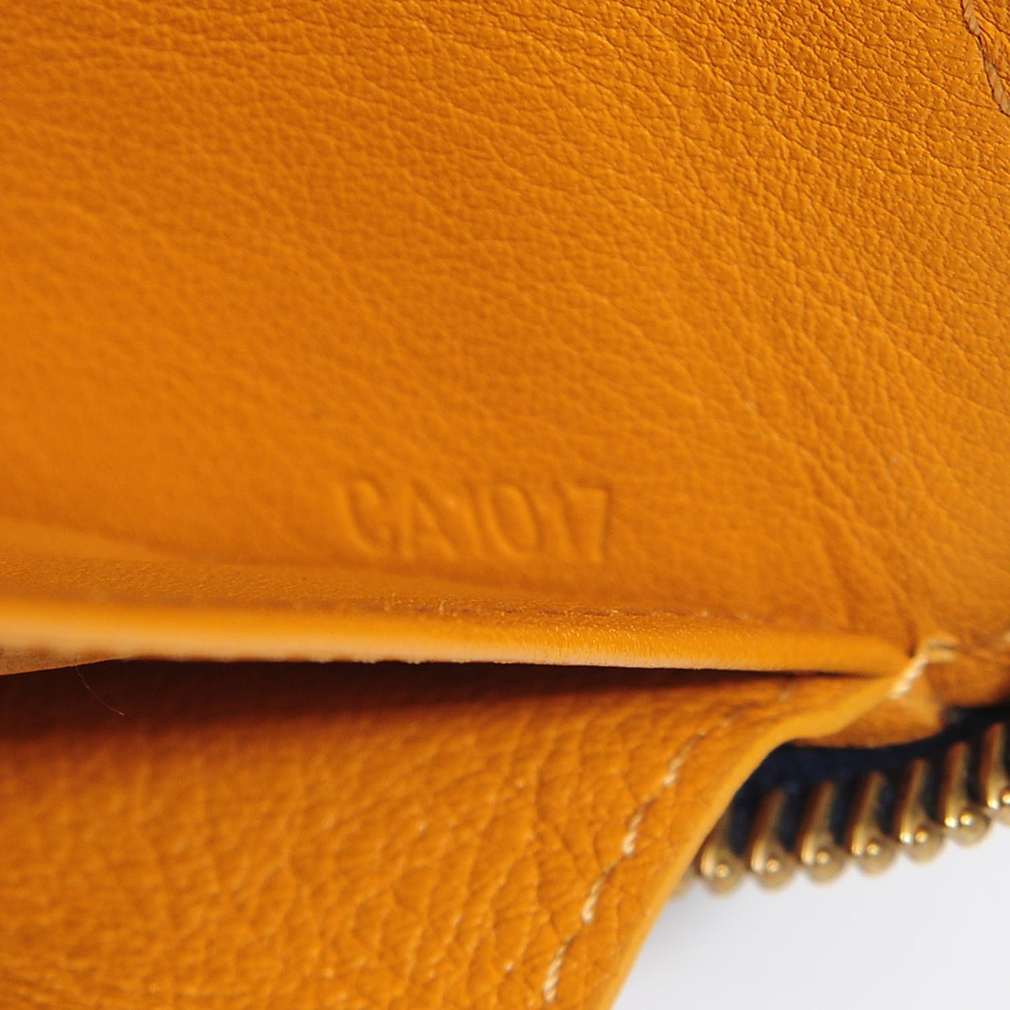 Monogram Denim Zippy Wallet Blue