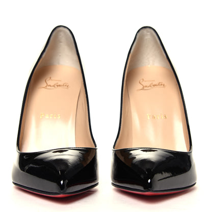 Christian Louboutin Patent Pigalle Follies 100 Pumps 38 Black 4 of 6