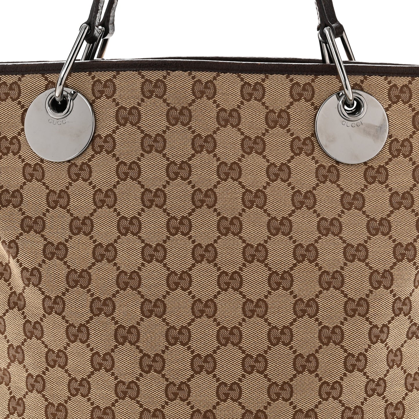 Monogram Large Eclipse Tote Brown
