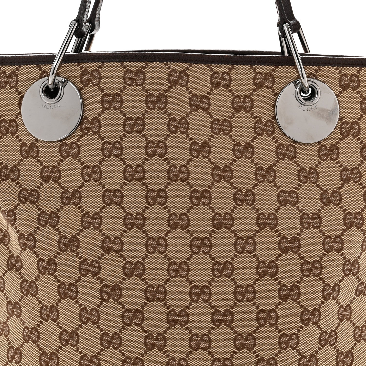 Gucci Monogram Large Eclipse Tote Brown 8 of 10