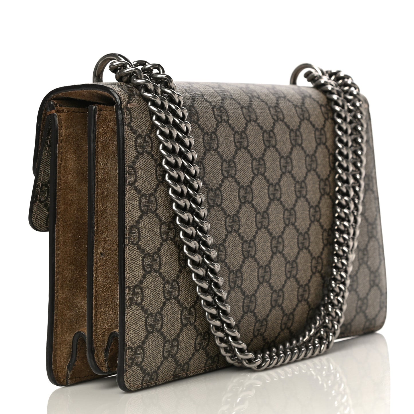 GG Supreme Monogram Small Dionysus Shoulder Bag Taupe