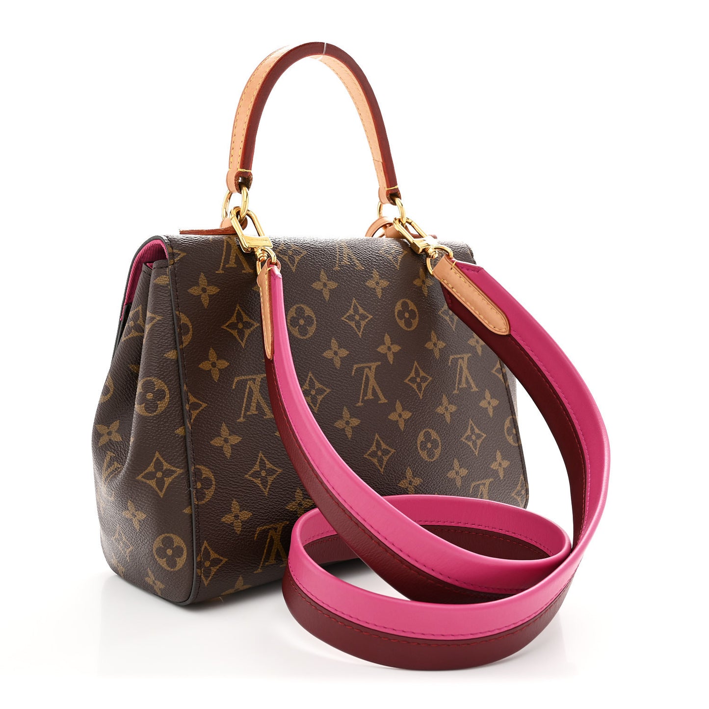 Monogram Cluny BB Bordeaux Fuchsia
