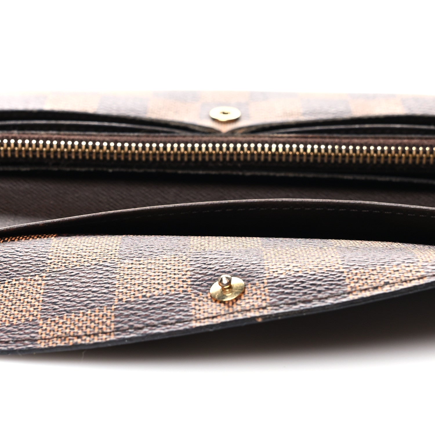 Louis Vuitton Damier Ebene Emilie Wallet 11 of 12