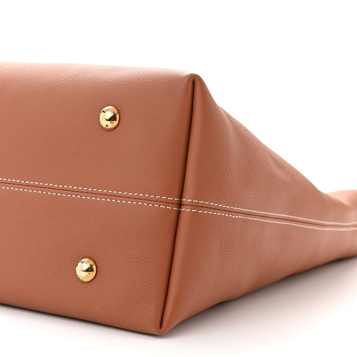 Louis Vuitton LOUIS VUITTON Grained Calfskin Low Key Hobo MM Cognac 9 of 9