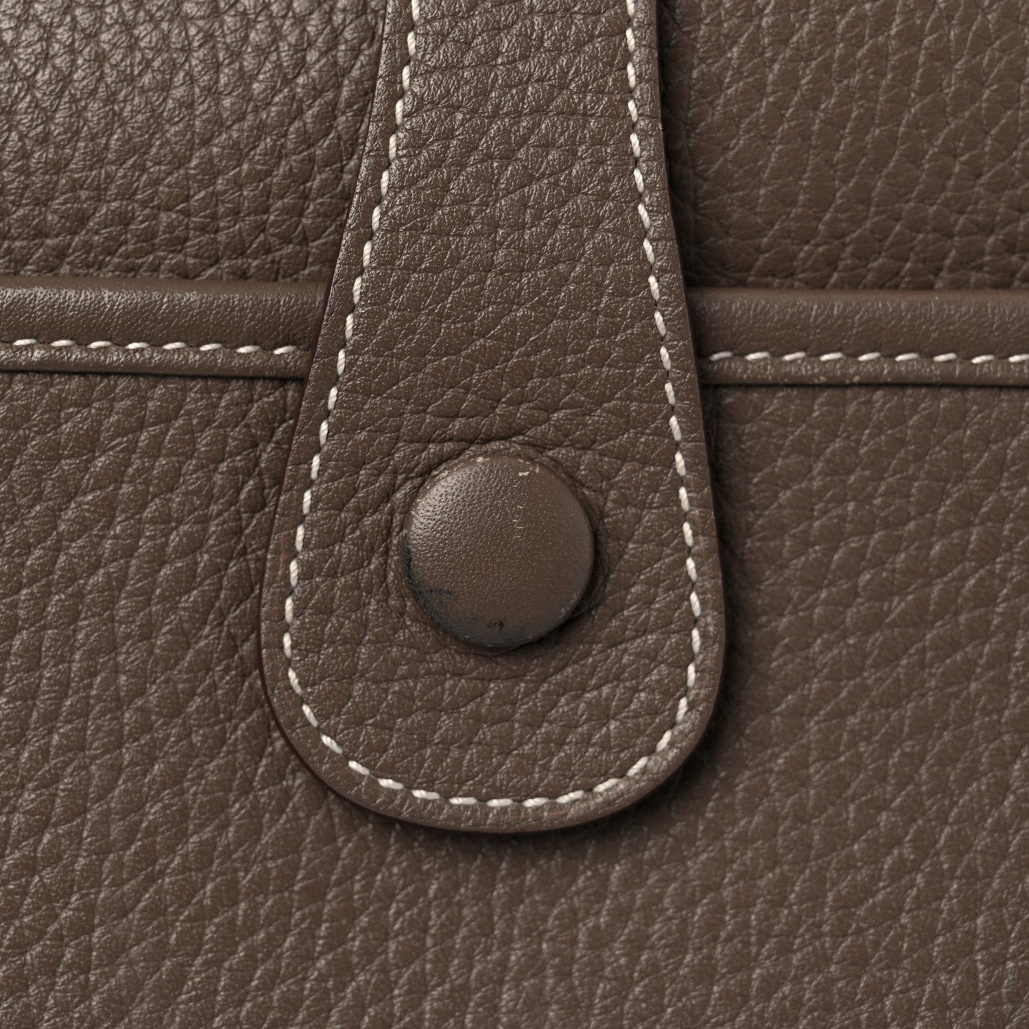 Hermes Taurillon Clemence Evelyne III PM Etoupe 14 of 20