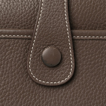 Hermes Taurillon Clemence Evelyne III PM Etoupe 14 of 20