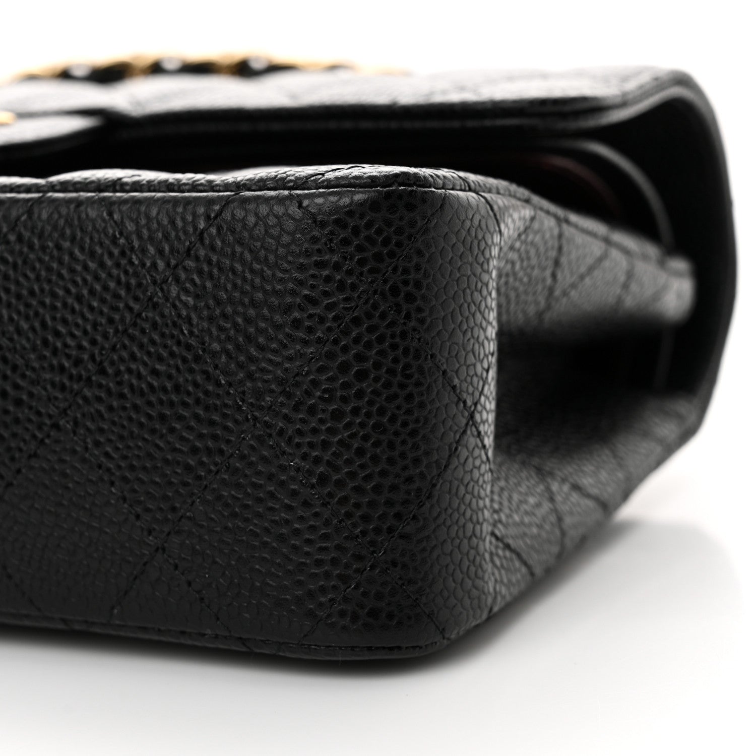 Chanel Caviar Quilted Small Double Flap Black 9 of 10