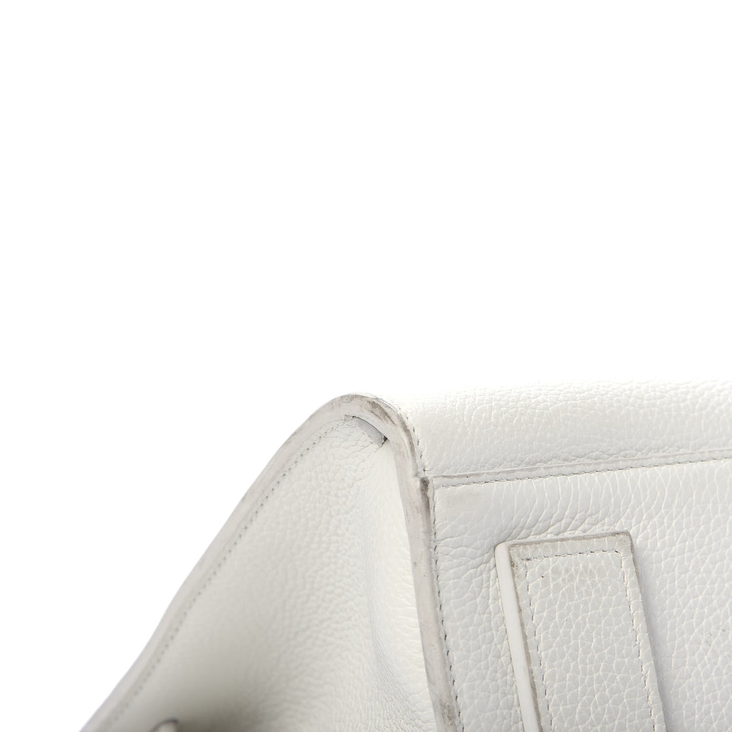 Saint Laurent Grained Calfskin Baby Supple Sac De Jour White 11 of 22