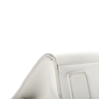 Saint Laurent Grained Calfskin Baby Supple Sac De Jour White 11 of 22