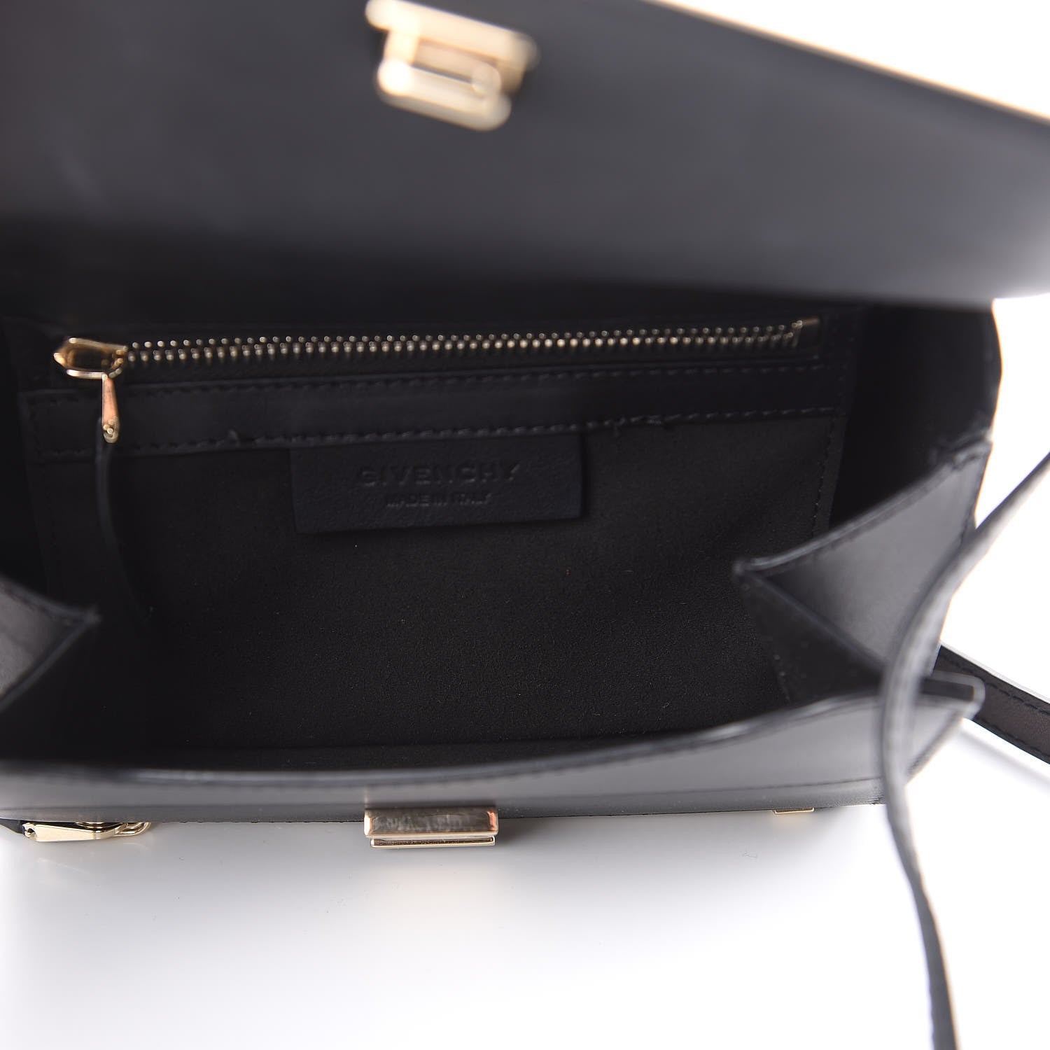 Givenchy Calfskin Studded Mini Pandora Box Crossbody Bag Black 5 of 13